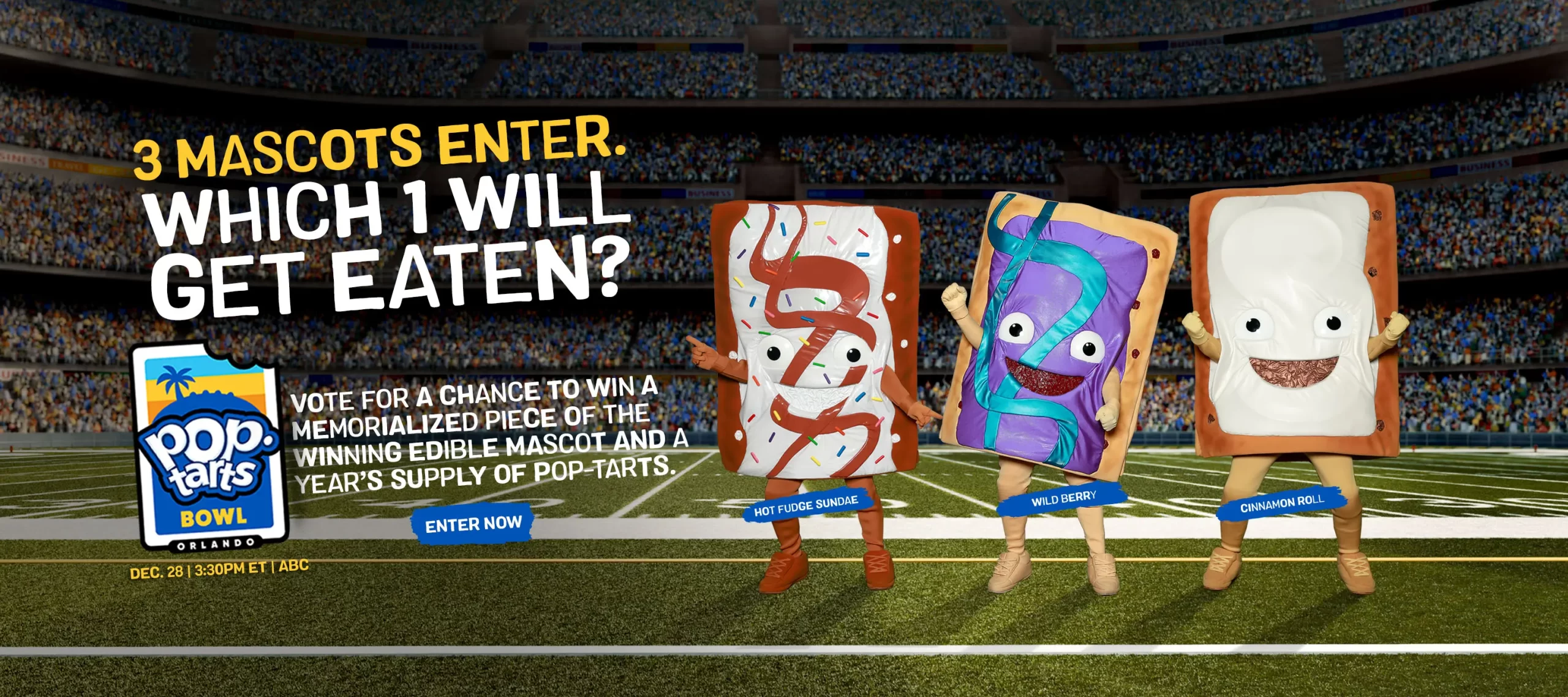 Win A Piece Of The 2024 PopTarts Bowl Edible Mascot!